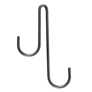 Handcrafted 7.25 in. Double Level Hooks Hammered Steel (6 Pack)