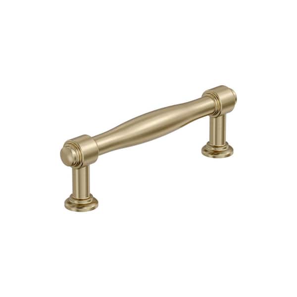 Enlivity 3-3/4  in. (96mm) Center-to-Center Golden Champagne Bar Cabinet Pull