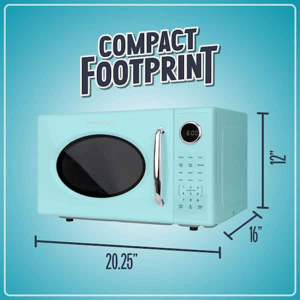 Nostalgia Retro Microwave-1.1 cu. ft. and 1000 Watt Countertop