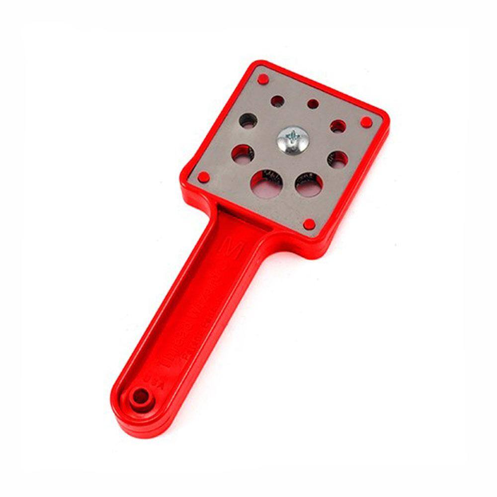 UPC 866853000105 product image for THREAD WIZARD Red Metal Hand Held Bolt Thread Cleaner Tool | upcitemdb.com