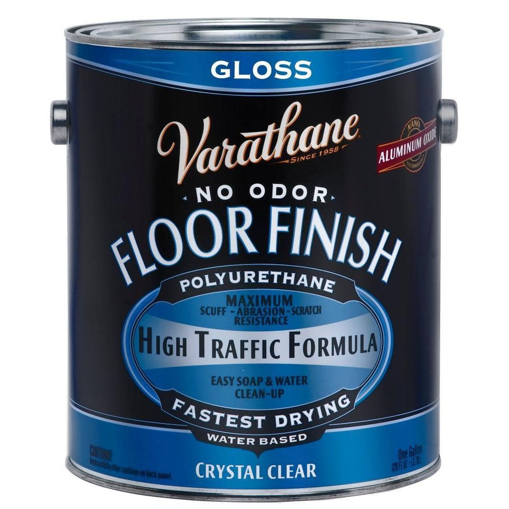 Varathane 1 gal. Clear Gloss Water-Based Floor Polyurethane (2-Pack)