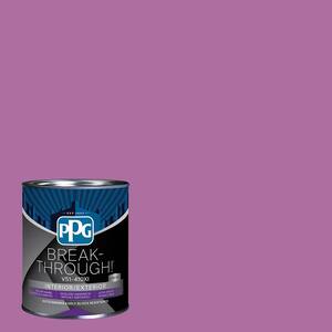 1 qt. PPG1251-6 Mulberry Bush Satin Interior/Exterior Paint Low VOC