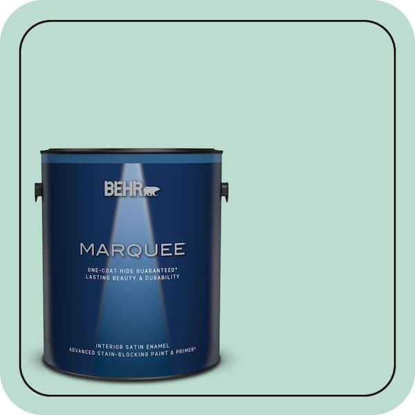 BEHR MARQUEE 1 gal. #M420-3 Mirador One-Coat Hide Satin Enamel Interior Paint & Primer