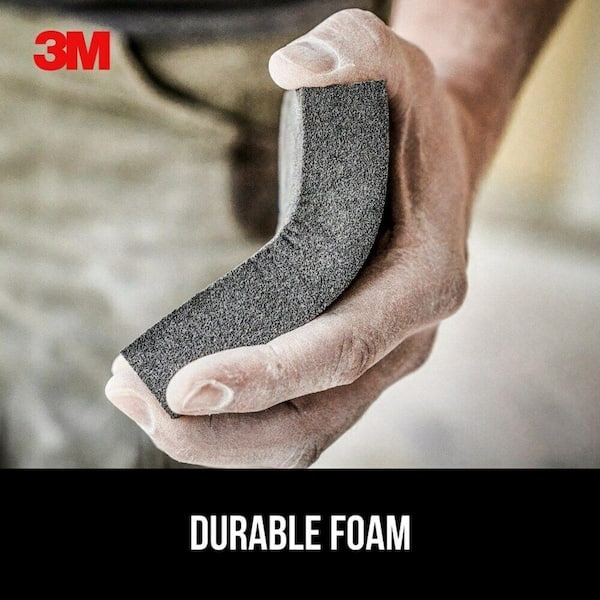 910281 3M Drywall Sanding Sponge, Medium/Fine Grade, Black
