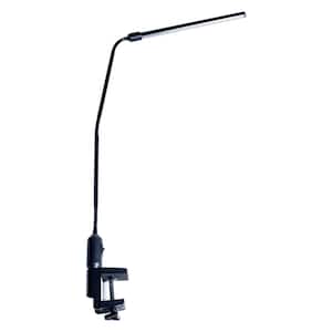 41 in. Black Modern Strip LED Clamp Lamp