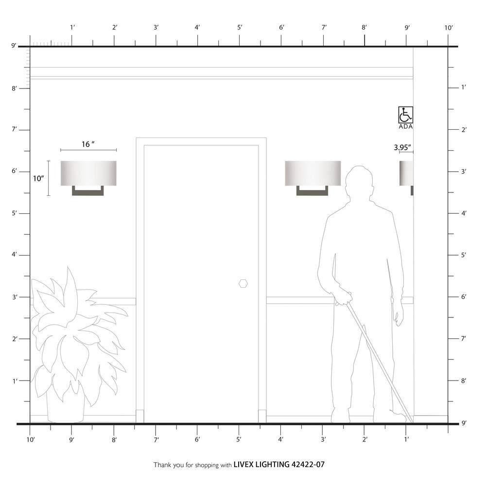 Bronze 3-Light Direct Wired Electric Wall Sconce