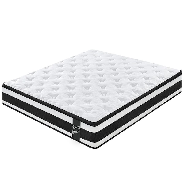 King Size Hybrid Mattress Medium Firm 12 in. Individual Pocket Spring Memory Foam Mattress King CertiPUR-US and OEKO-TEX