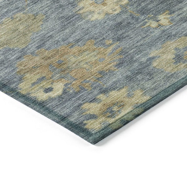 Chantille Machine Washable Indoor/Outdoor Abstract ACN2305 Blue 2 ft. x 3 ft. Accent Rug