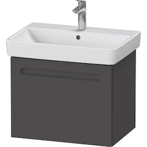 No.1 23.13 in. W x 23.63 in. D x 18.88 in. H Bath Vanity Cabinet without Top in Graphite Matte