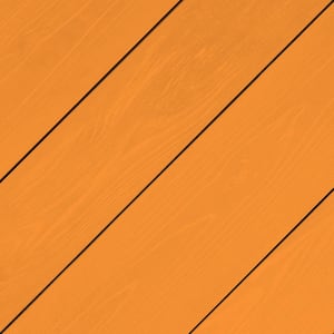 1 gal. #P240-7 Joyful Orange Low-Lustre Enamel Interior/Exterior Porch and Patio Floor Paint