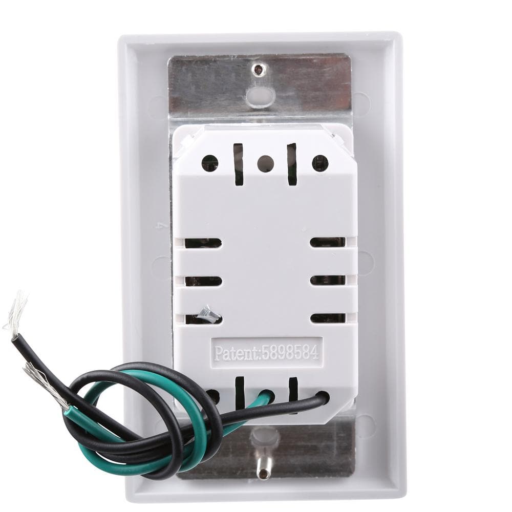 White Metal Wall Control for Ceiling Fans