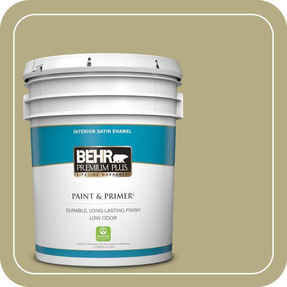 5 gal. #PPU9-08 Tarragon Tease Satin Enamel Low Odor Interior Paint & Primer price history on PriceWatchPro
