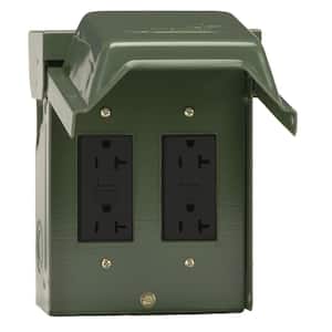 2-20 Amp Backyard Outlet with GFCI Receptacles