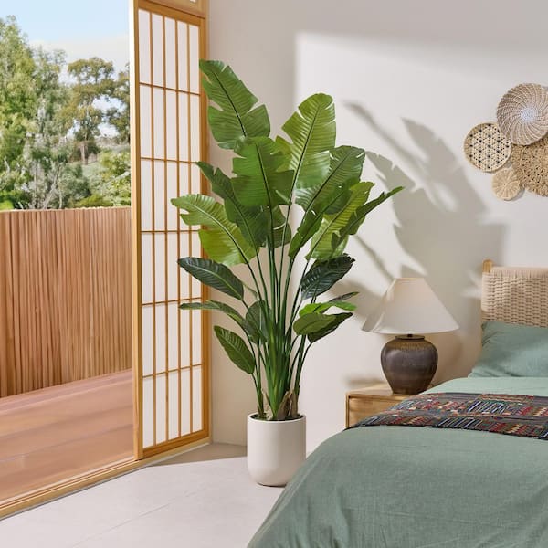 パリピシャンパン　tree with your ウルトラアクアパーリ DR.Planzen 7 ft. Artificial Bird of Paradise Tree with White