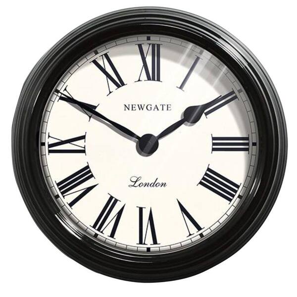 Generic unbranded Edinburgh 19.5 in. Ebony Black Wall Clock