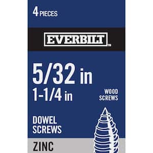 5/32 in. x 1-1/4 in. Zinc-Plated Headless Dowel Screw