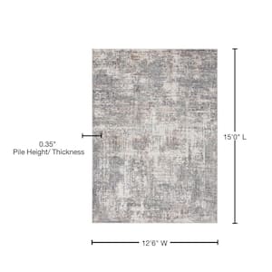 Austin Elegance Grey 12 ft. 6 in. x 15 ft. Oversize Area Rug