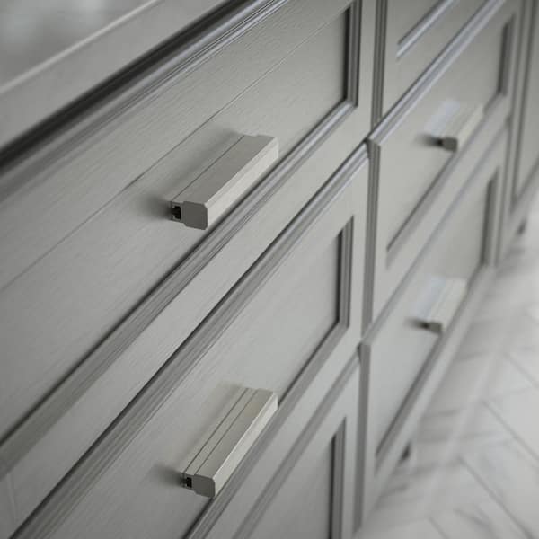 Tapered Edge Adjusta-Pull 1 to 4 in. (25 to 102 mm) Classic Satin Nickel Adjustable Drawer Pull