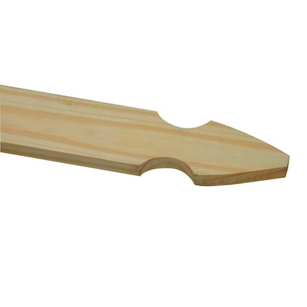3/4 in. x 3-1/2 in. x 42 in. Pressure Treated Pine French Gothic Fence Pickets (6-Pack)