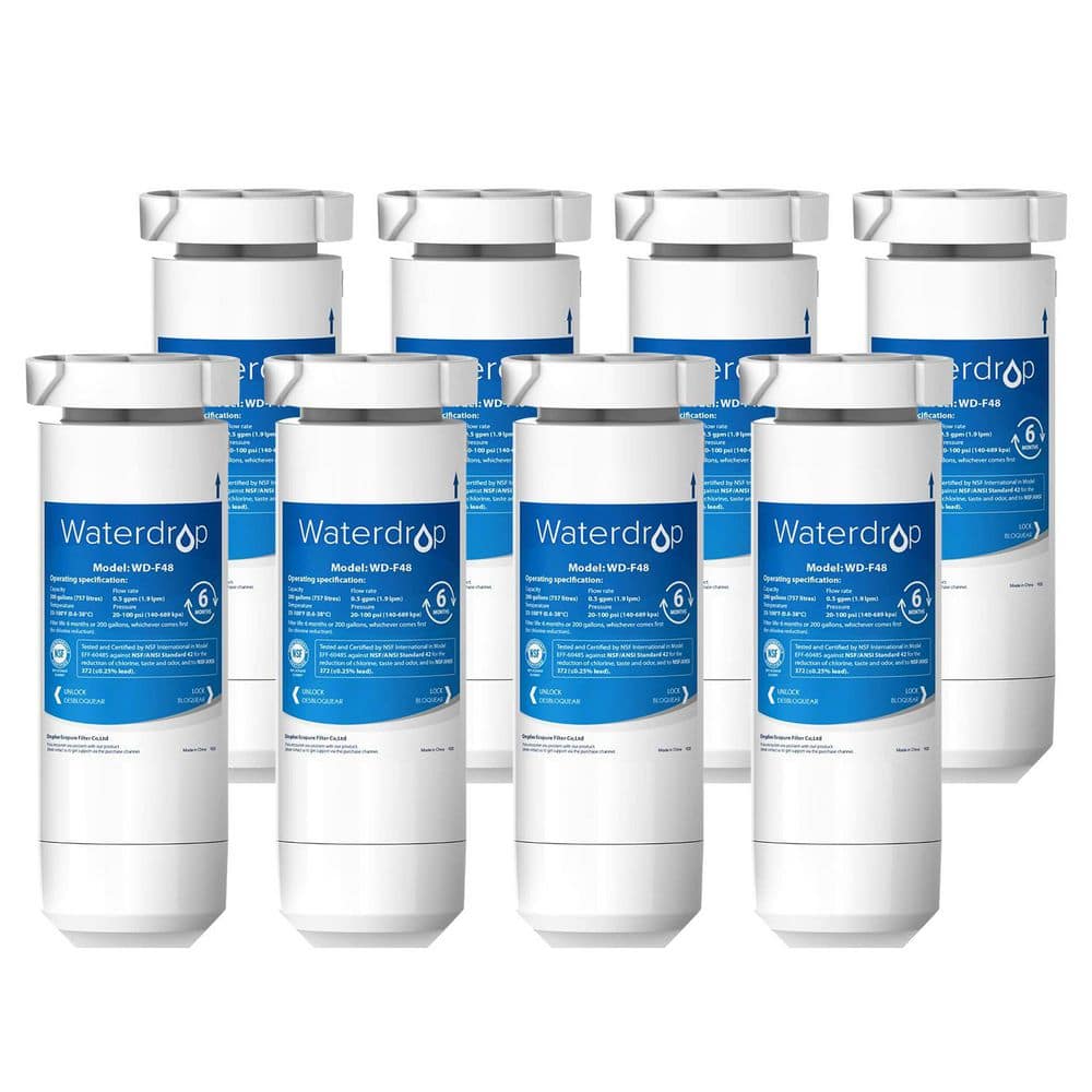 WD-XWF Replacement for GE XWF, GE XWF Refrigerator Water Filter, WR17X30702,8 Packs（Not XWFE) price history on PriceWatchPro