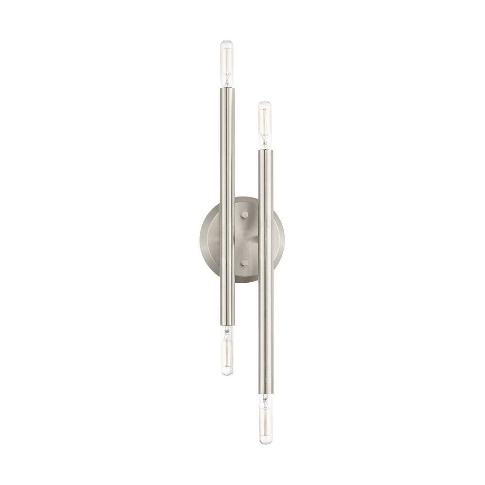 Soho Brushed Nickel 4-Light ADA Compliant Wall Sconce