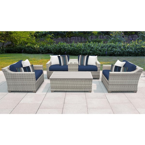 Piece Wicker Outdoor Seating Group, Tk Classics Outdoor Furniture Reviews