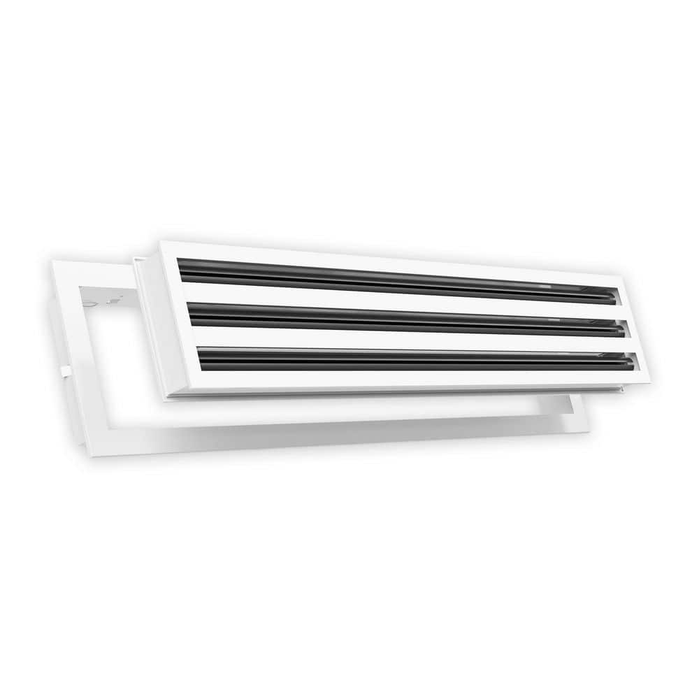 36 in. x 6 in. Aluminum Wall/Ceiling Linear Slot Diffuser in White price history on PriceWatchPro