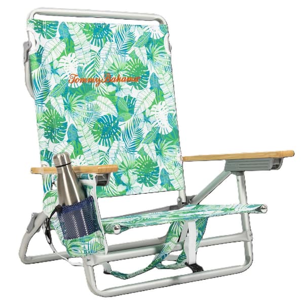 Tommy Bahama Classic 5-Position Aluminum Lay Flat Beach Chair