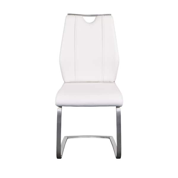 Eurostyle Lexington White Side Chair (Set of 2)