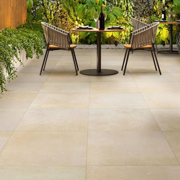MSI Nolitan Sand 3 cm x 24 in. x 24 in. Porcelain Paver Floor Tile