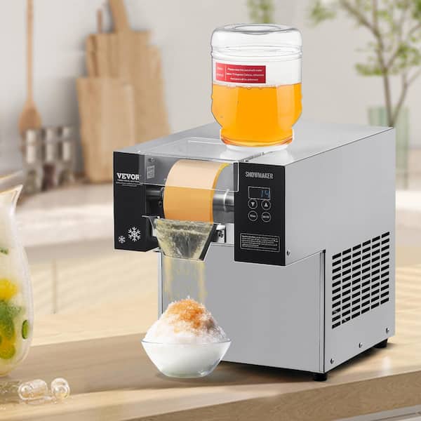 VEVOR 2822 oz. /24 H Commercial Snowflake Ice Machine Silver Snow