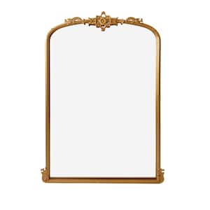 Bosfell-G 36-inch x 22-inch Framed Mirror in Gold