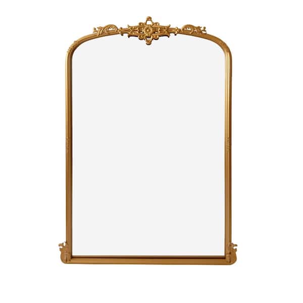 A&E Bosfell-G 36-inch x 22-inch Framed Mirror in Gold