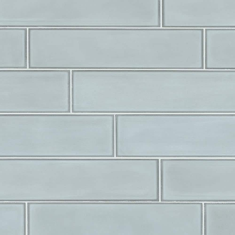 Ivy Hill Tile Stacy Garcia Olimar Azure 3.93 in. x 15.74 in. Matte ...