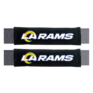 Los Angeles Rams Embroidered Seatbelt Pad - (2-Pieces)