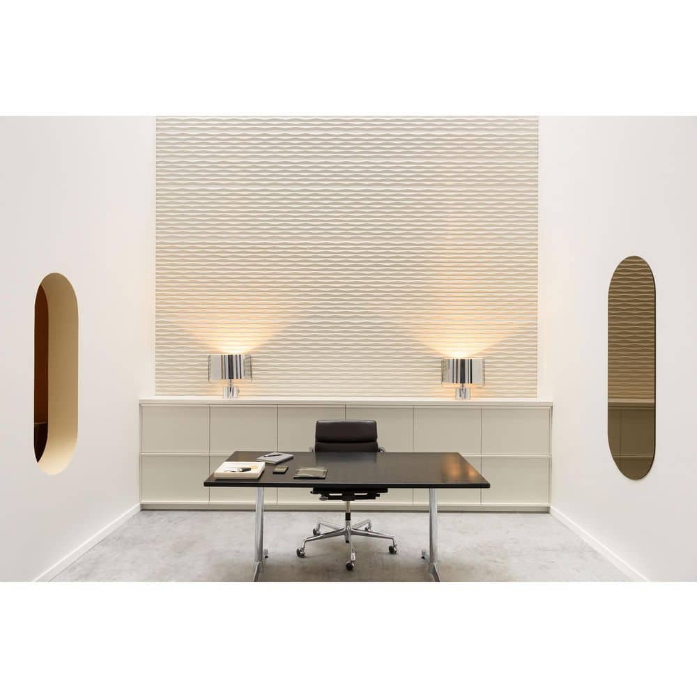 Primed White 3D Textured Polyurethane Wall Panel Moulding