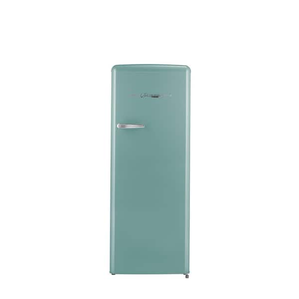  FRIGIDAIRE EFR756-BLACK EFR756, 2 Door Apartment Size Retro  Refrigerator with Top Freezer, Chrome Handles, 7.5 cu ft, Black : Appliances