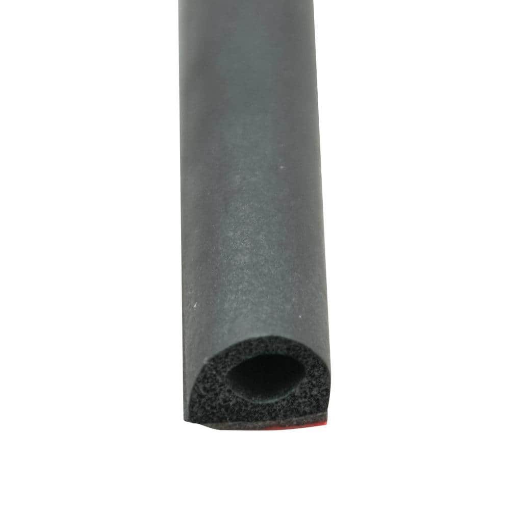 Non-Ribbed D-Seal with PSA (White Tape) - Black, 3/4 in. x 1/2 in. x 50 ft. price history on PriceWatchPro