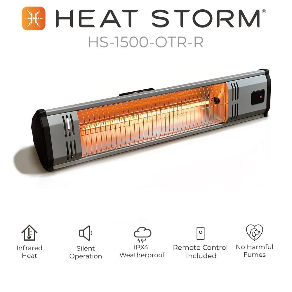 Tradesman 1500 Watt Black Infrared Electric Outdoor Heater