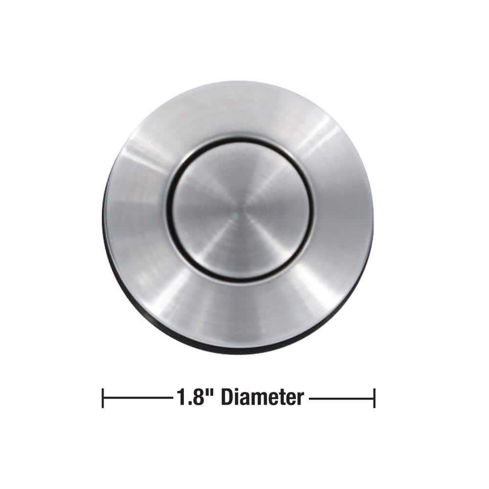 Universal Stainless Steel Garbage Disposal Air Switch Button