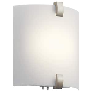 Independence 16-Watt Brushed Nickel Integrated LED Hallway Indoor Wall Sconce Light