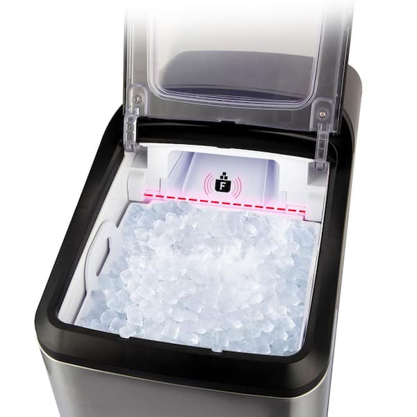 Mueller Nugget Ice Maker Machine, Quietest Heavy-Duty Countertop Ice Machine, 30 lbs of Ice per Day, Compact Portable Ice Cube Maker, 3 qt Water