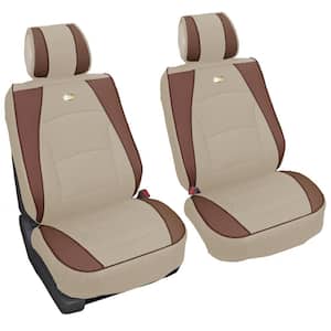 FH Group Ultra Sleek Car Seat Cushions 23 in. x 1 in. x 47 in. Oxford  Fabric Front Set DMFB215102BLACK - The Home Depot
