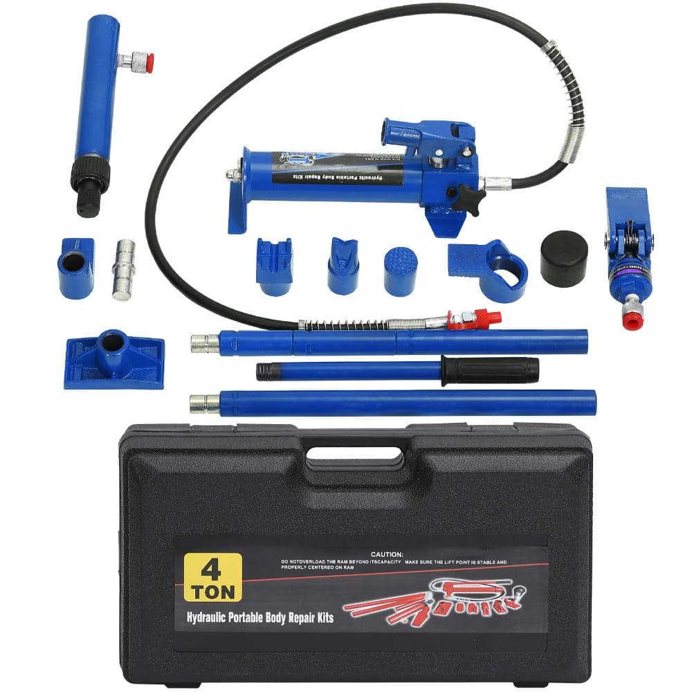 Heavy Duty Porta Power Hydraulic Jack Kit with Pump, 4.6ft Hose, Secure Carrying Case for Auto Body Frame Repair, Garage price history on PriceWatchPro