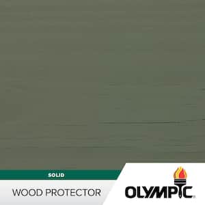Wood Protector 1 gal. SC-1080 Steely Sea Exterior Solid Stain Plus Sealer in One