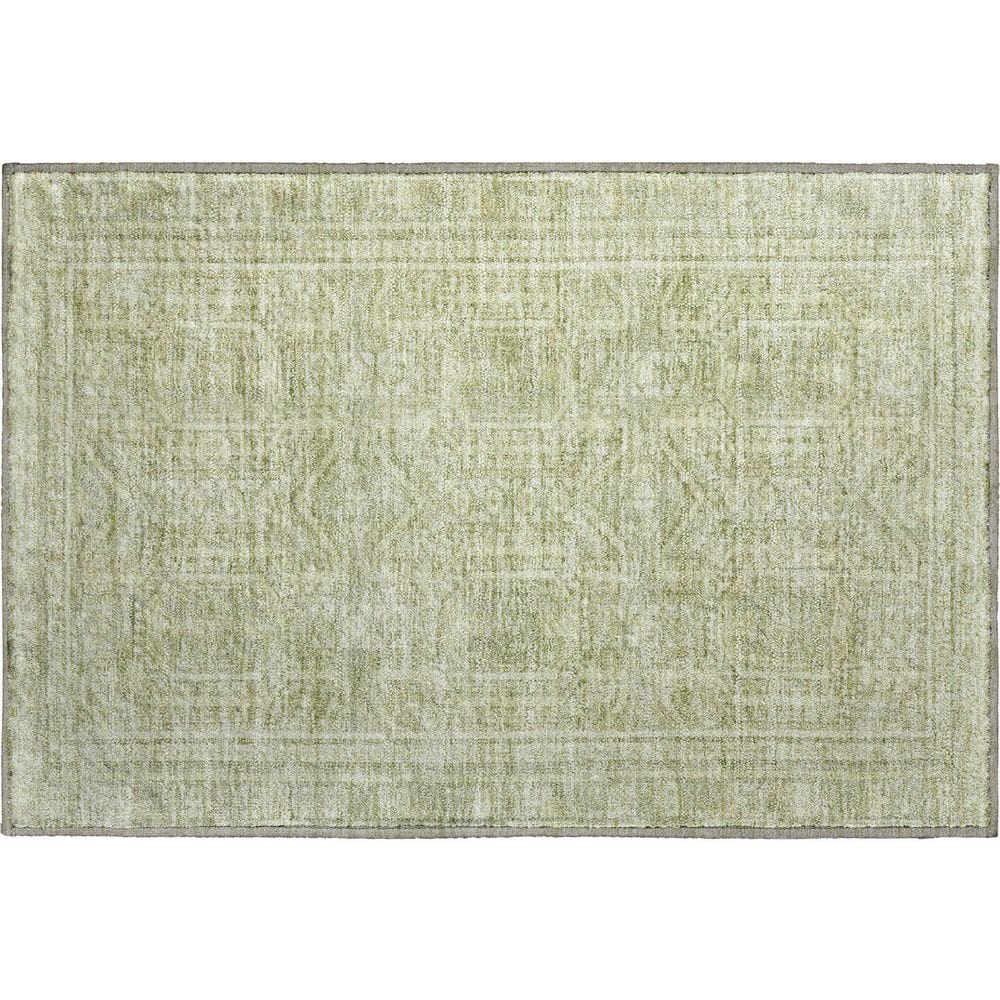 Mayfield Premium Machine Washable Abstract AMF1920 Sage 2 ft. x 3 ft. Accent Rug price history on PriceWatchPro