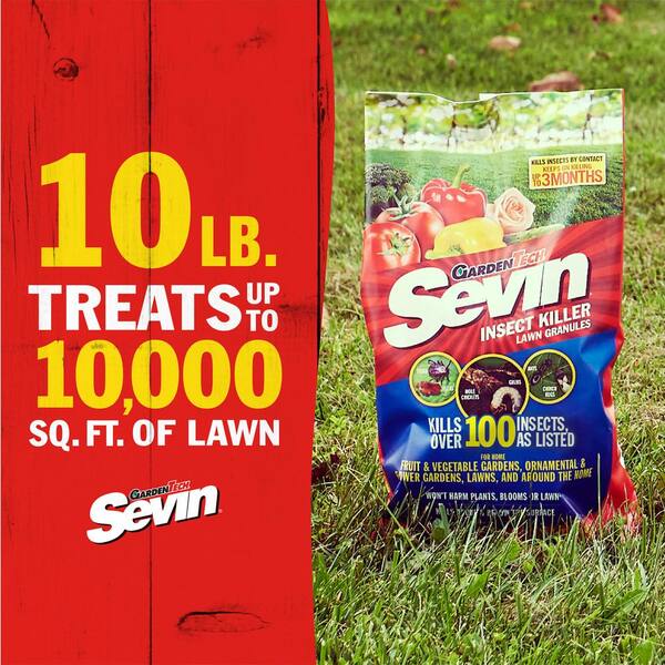 Sevin 10 Lbs Lawn Insect Killer Granules 100530128 The Home Depot