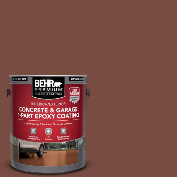 BEHR PREMIUM 1 gal. #PPU2-19 Royal Liqueur Self-Priming 1-Part Epoxy Satin Interior/Exterior Concrete and Garage Floor Paint