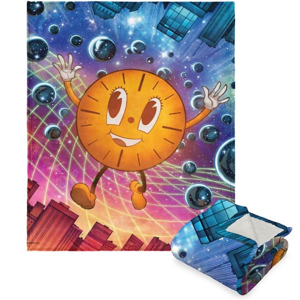 THE NORTHWEST GROUP Marvels Loki Time Space Yall Multicolor Silk Touch Sherpa Polyester Throw Blanket