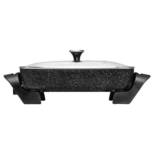 starfrit-12x15-in-1200-w-black-extra-large-electric-skillet-with-glass